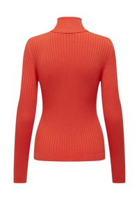 ONLY ONLKAROL ROLL NECK - Strickpullover - orange