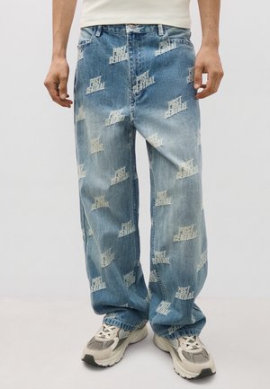 Bershka, - Jeansy Relaxed Fit