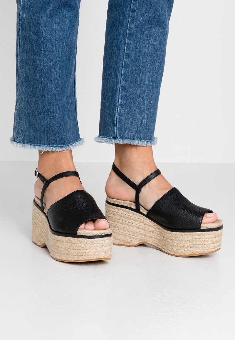 Topshop Sandales à talons hauts - black