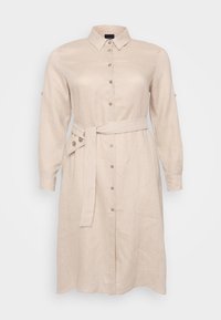 PEDALE - Shirt dress - sabbia