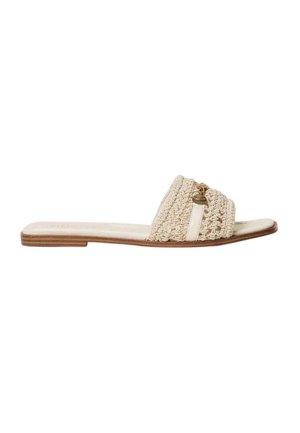 TWINSET, CIABATTINA CROCHET - Ciabattine - madreperla