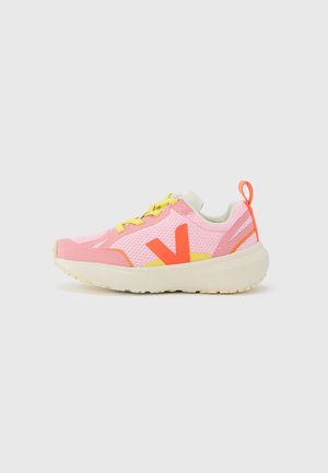 SMALL CANARY LIGHT UNISEX - Sneakers laag - guimauve/orange fluo
