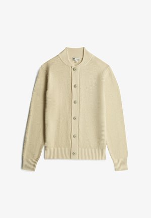 G-STAR, HONEY COMB STRUCTURE CARDIGAN - Vest - dk talc