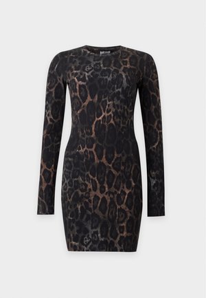 Just Cavalli, Vestito di maglina - partridge/black