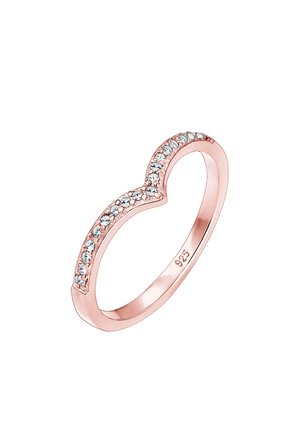 V-SHAPE BASIC - Ringe - rosegold-colored