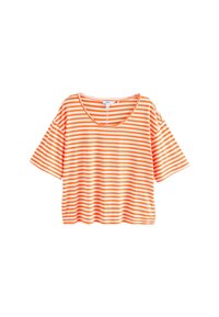 Next BLEND SOFT TOUCH - T-shirts print - fluro orange stripe