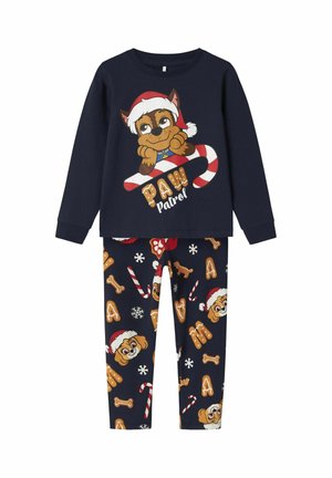SET PAW PATROL WEIHNACHTS - Komplet pidžame - navy blazer