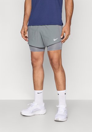 STRIDE HYBRID - 2 az 1-ben rövidnadrág - smoke grey/reflective silver-coloured