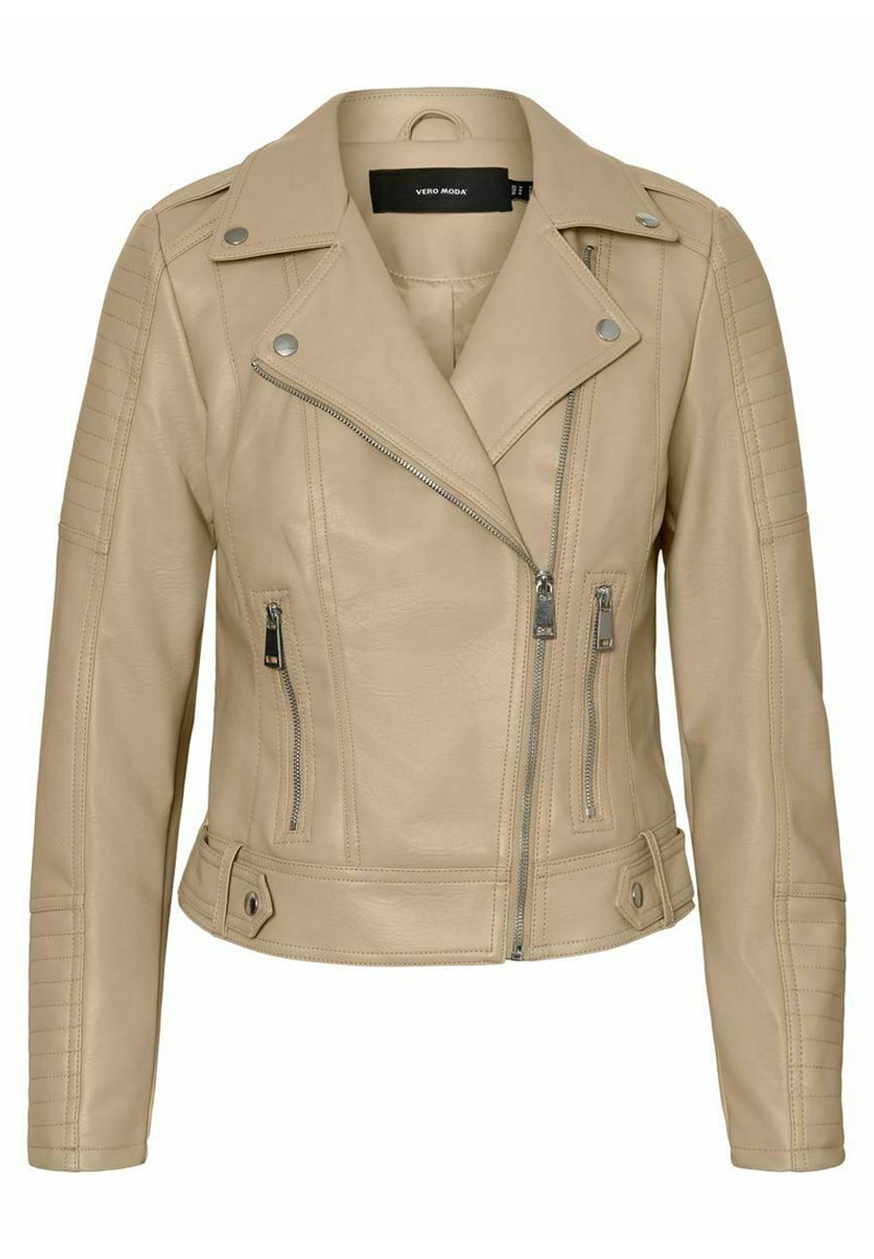 Damen Leichte Jacken | Vero Moda VMKERRIULTRA Kunstlederjacke safari/beige - NG08470 Damen Leichte Jacken | Vero Moda VMKERRIULTRA Kunstlederjacke safari/beige - NG08470