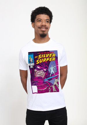 MARVEL UNIVERSE COMIC SURFER - T-Shirt print - white