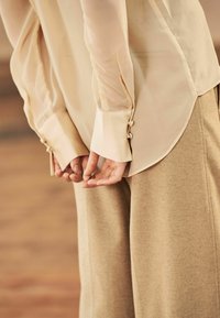 Next LONG SLEEVE SHEER - Pogājama blūze - champagne gold