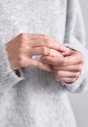 Monica Vinader SIREN HAMMERED - Anillo - gold-coloured