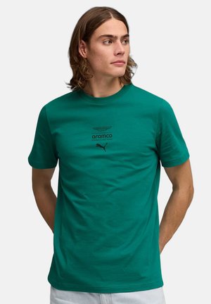 AMF1  ESSENTIALS LOGO TEE - T-shirt con stampa - green