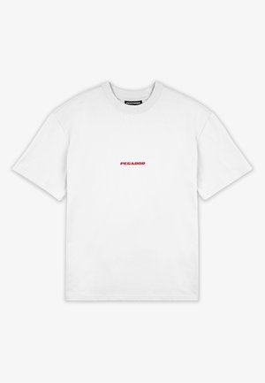 Pegador COLNE LOGO - T-shirt con stampa - white/red