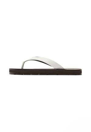 Massimo Dutti, Sandales tongs - white