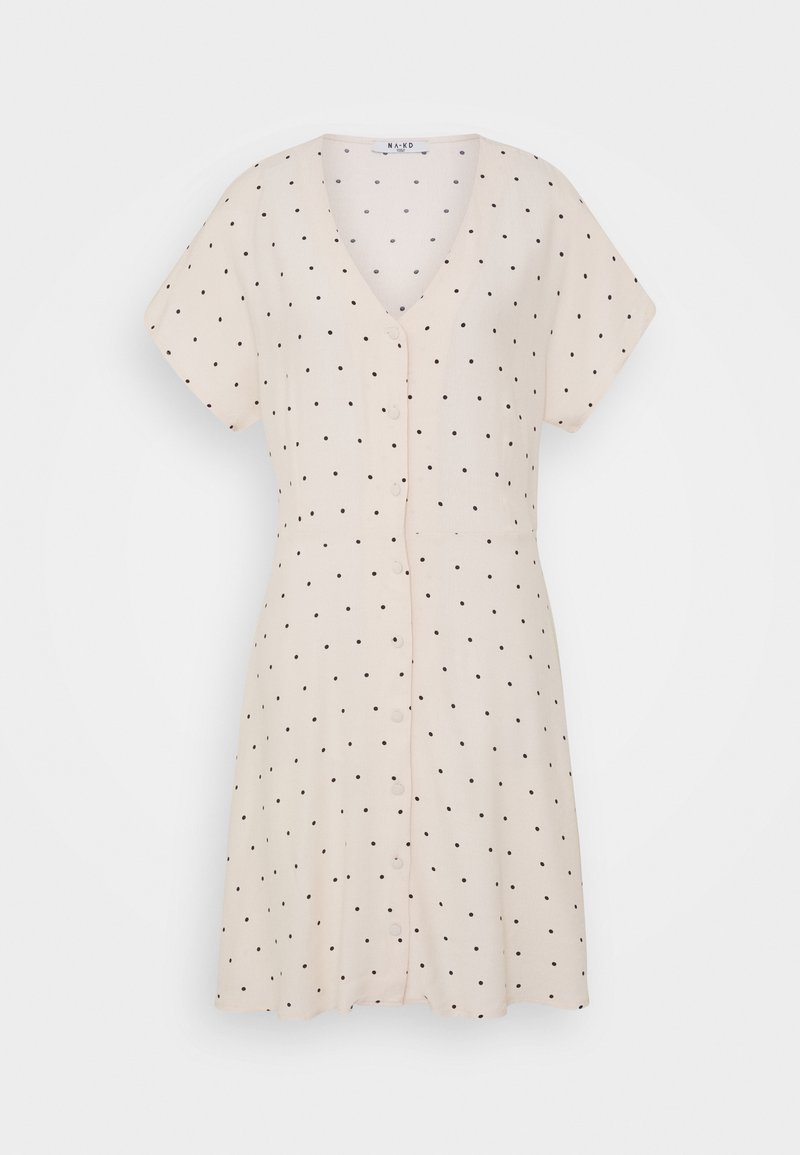 NA-KD Blousejurk beige NA-KD Blousejurk beige