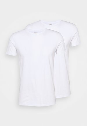 DOUBLE TEE UNISEX 2 PACK UNISEX - T-Shirt basic - white