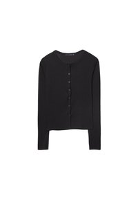 LONG SLEEVE - Strickjacke - black