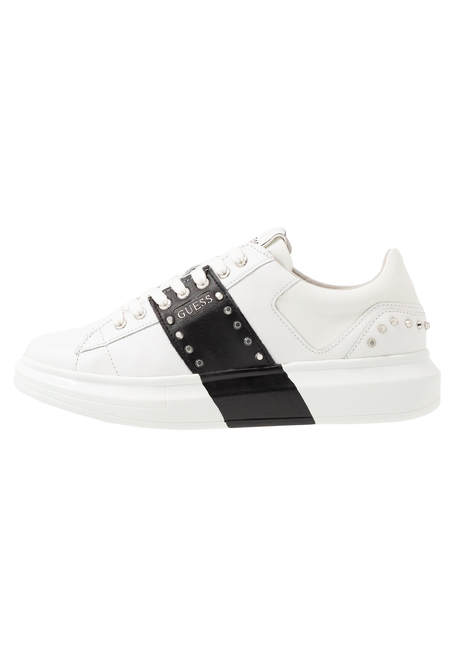 Guess SALERNO II - Sneakers basse - white/black/bianco - Zalando.it