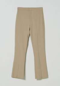 Bershka Tygbyxor - sand