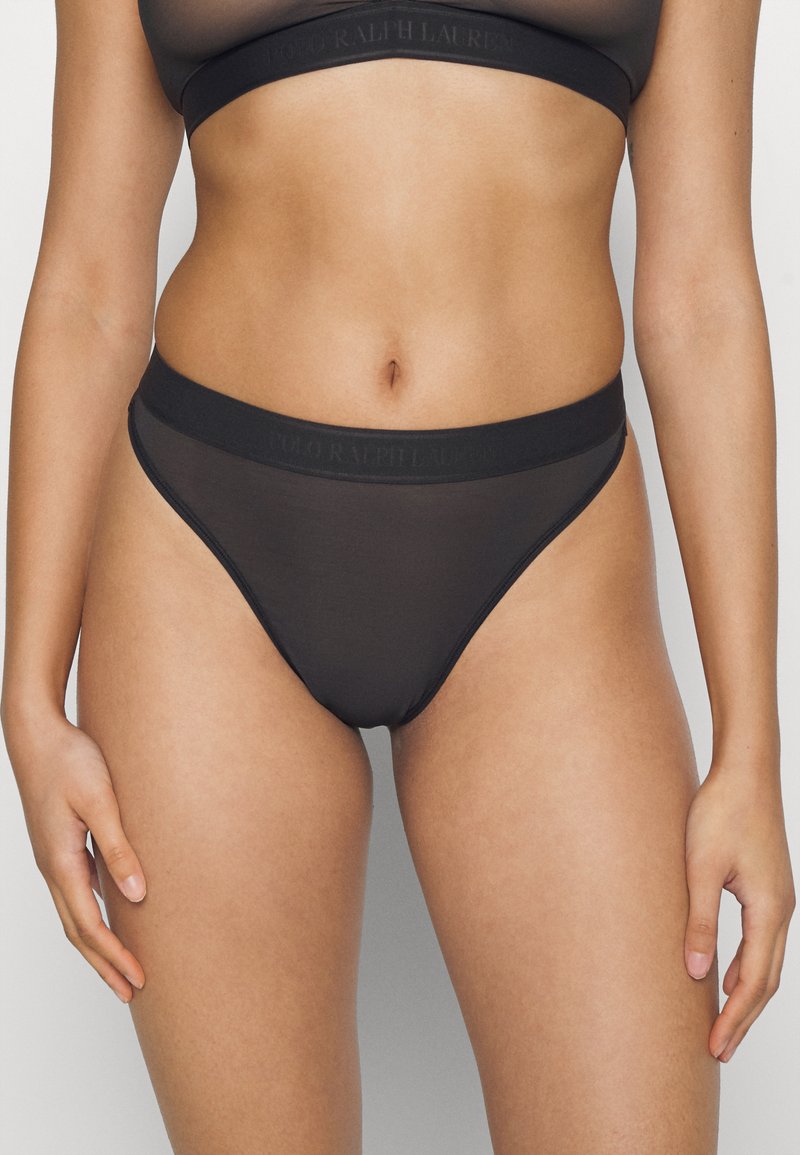 Polo Ralph Lauren - HIGH WAIST THONG - Thong - onyx, Enlarge