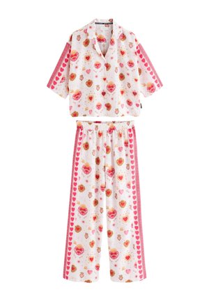 Rockett St George, REGULAR FIT - HEART PRINT BUTTON THROUGH PYJAMAS . SET - Pyjama - light pink