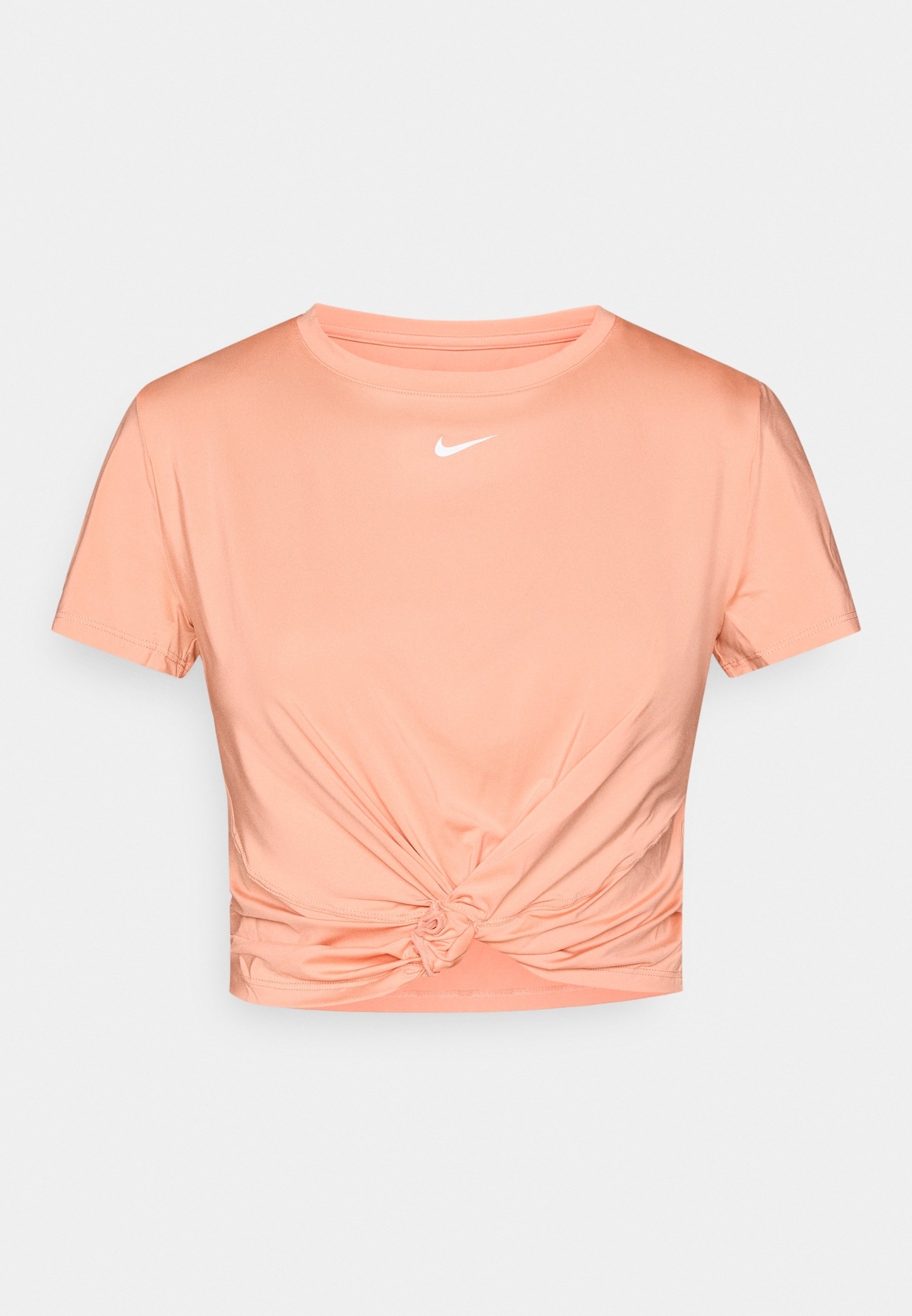 nike peach crop top