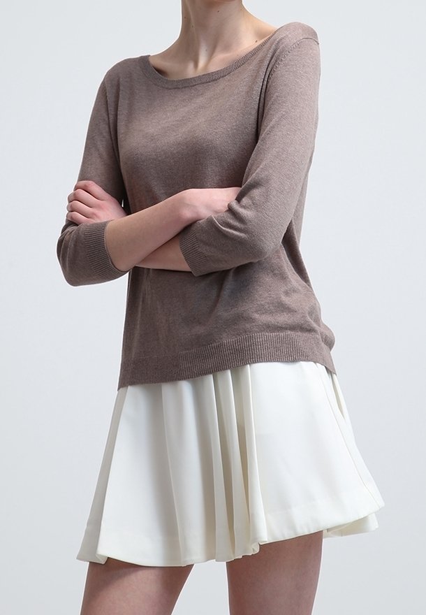 United Colors of Benetton Svetr - taupe