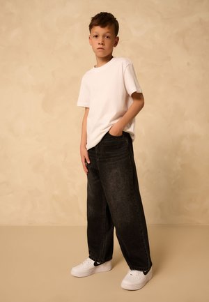 Next, SUPER-WIDE - AUTHENTIC  - Jeans Straight Leg - washed black