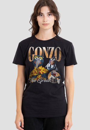 Disney, THE MUPPETS GONZO HOMAGE - Print T-shirt - black