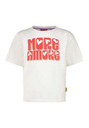 HANOU - T-shirt print - real white