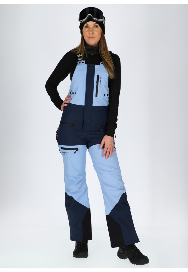 Swedemount FREERIDE BIB - Παντελόνι σκι - dusty blue midnight navy