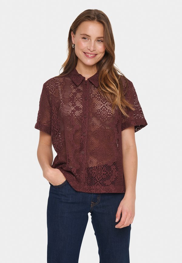 LAURYNSZ - Hemdbluse - decadent chocolate