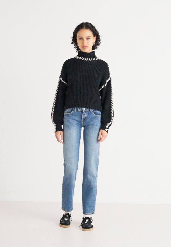 FALLON MID RISE - Straight leg jeans - cenna wash4