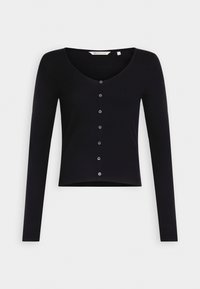 WITH BUTTONS - Langarmshirt - deep black