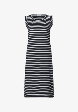 Street One Studio, MIDI-KLEID MIT RUNDHALS UND STREIFEN - Robe t-shirt - maritime blue