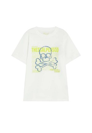 Scalpers, SCALPERS SCSTROKE TEE KIDS - Camiseta estampada - off white
