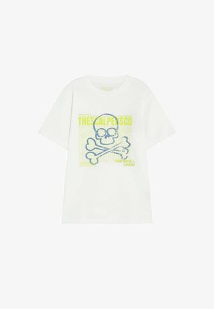 Scalpers, SCALPERS SCSTROKE TEE KIDS - T-shirt con stampa - off white