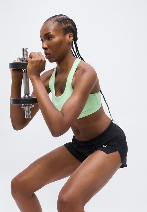 Nike BRA - Medium support sports bra - cucumber calm/white — photo 4