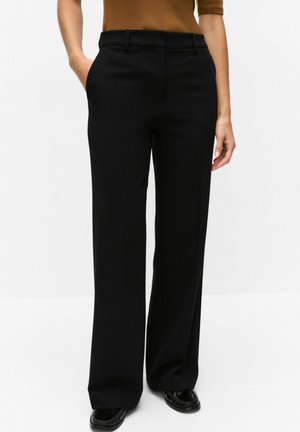 STOCKH LM, EMMA STRAIGHT TROUSERS - Broek - black