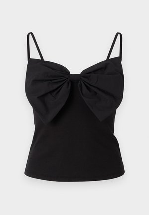 ONLY ONLFILIPPA BOW - Débardeur - black