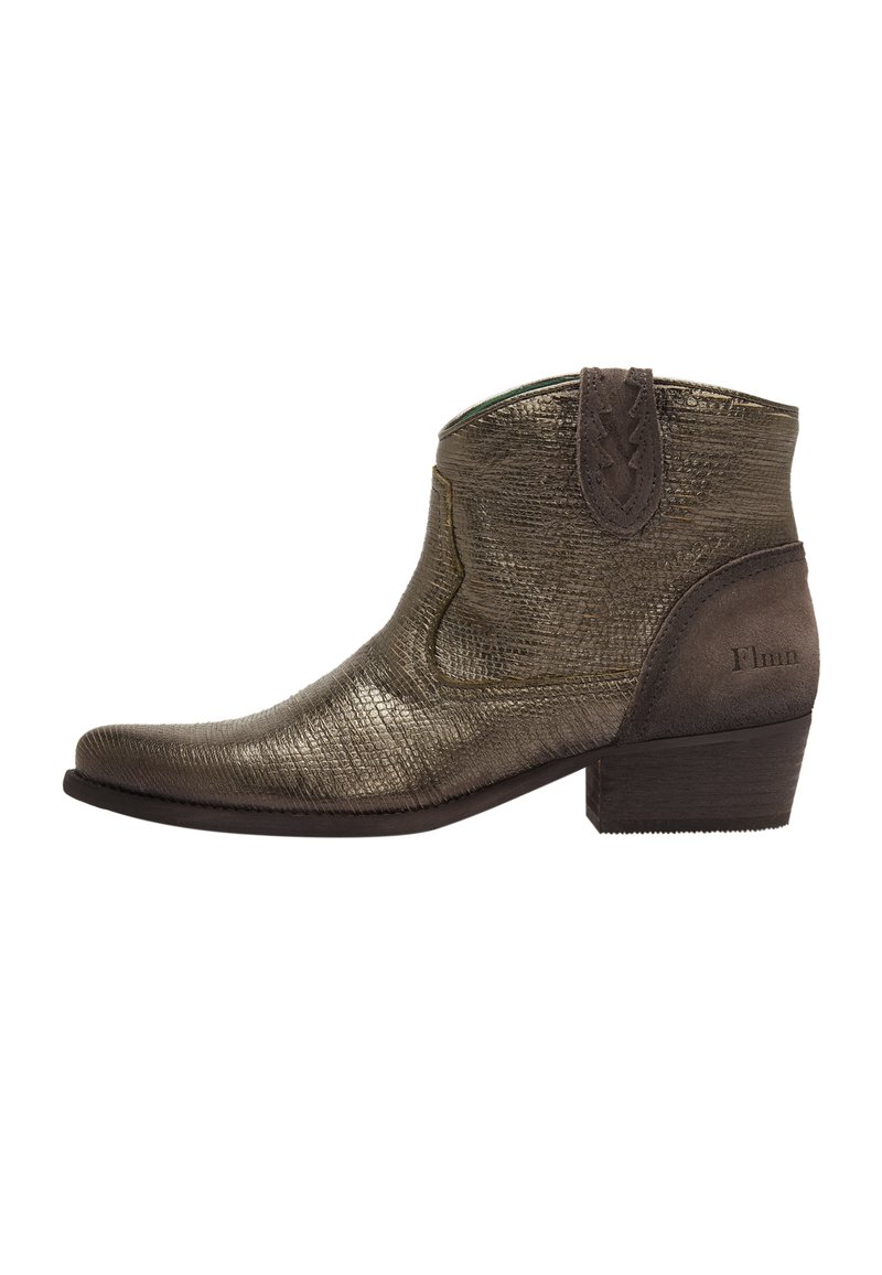 Felmini EAST - Cowboy-/Bikerstiefelette - metal marvin lylam marmo/grau ...