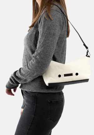 Handbag - off white black