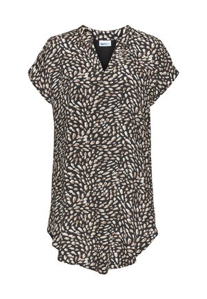 Strandaccessoire - schwarz-braun bedruckt