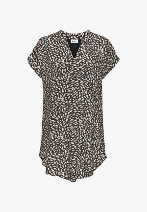 Accessoire de plage - schwarz-braun bedruckt