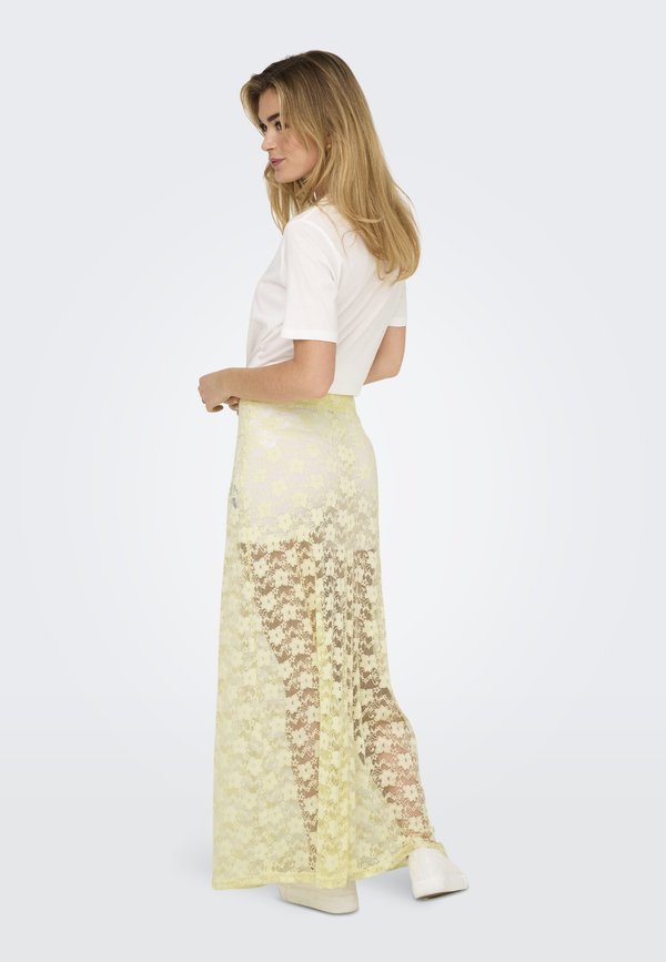 ONLJEN LONG SKIRT - Maxi skirt - french vanilla4