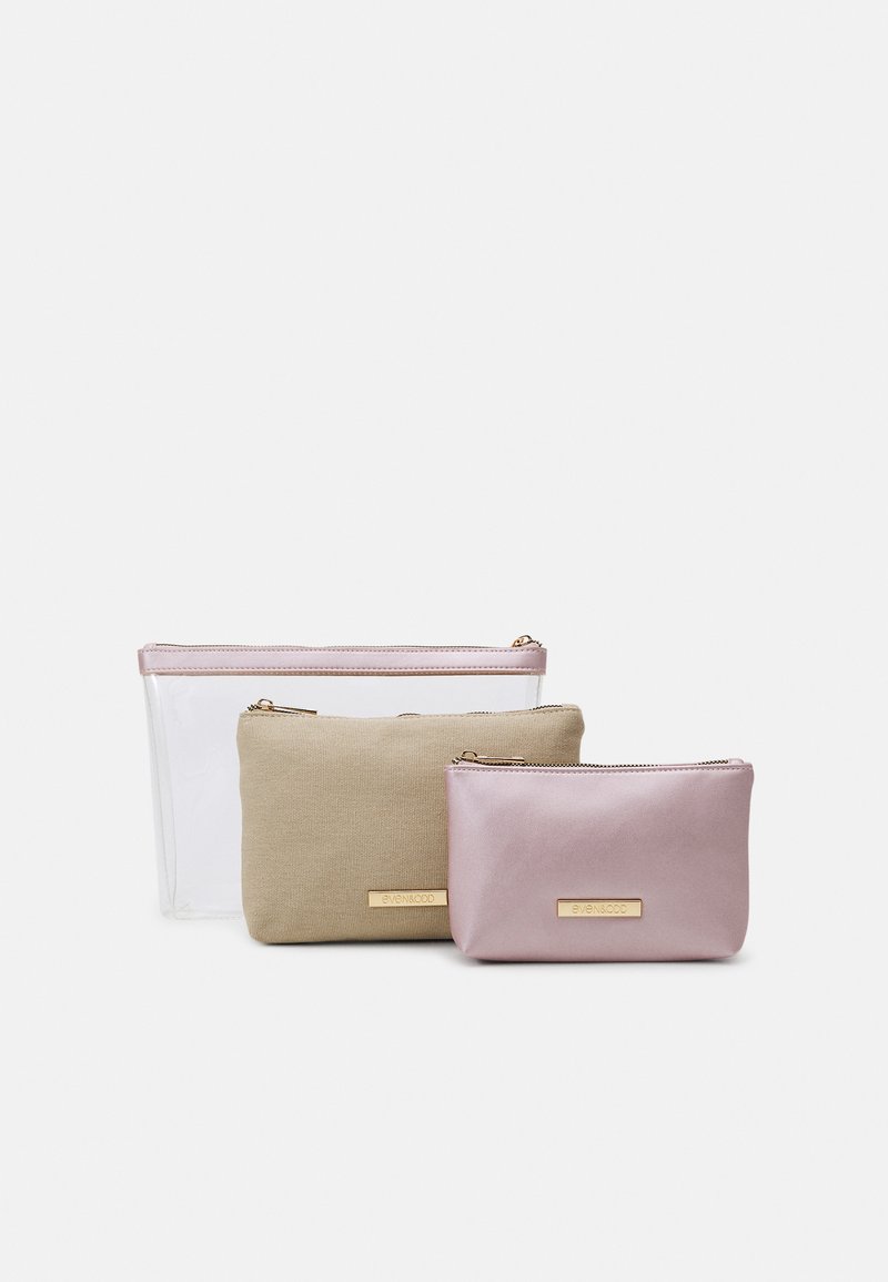Even&Odd 3 PACK - Toaletná taška - pink/khaki/ružová - Zalando.sk