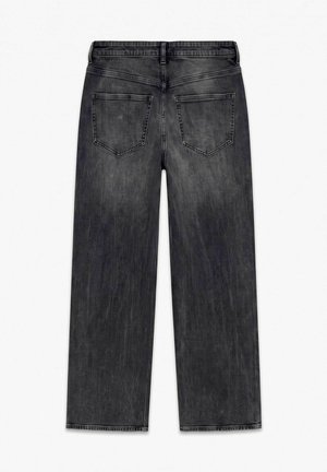 Vero Moda, WIDE-FIT JEANS VMTESSA-STRETCH HIGH RISE WIDE LEG FIT JEANS - Wide Leg - dark grey denim