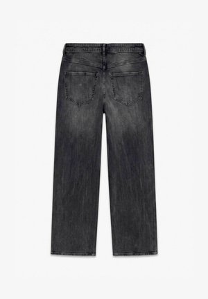 Vero Moda, WIDE-FIT JEANS VMTESSA-STRETCH HIGH RISE WIDE LEG FIT JEANS - Wide Leg - dark grey denim