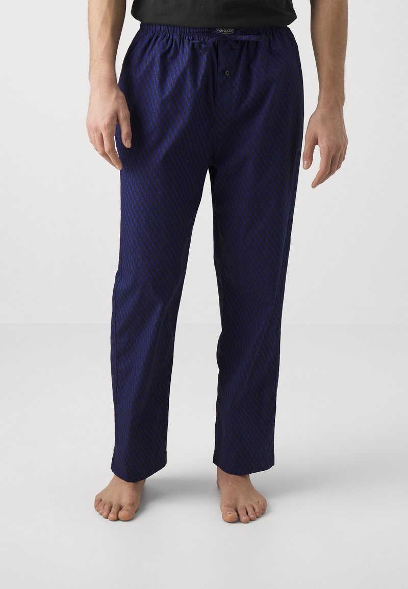 Polo Ralph Lauren - PJ PANT SLEEP BOTTOM - Pižamos apatinė dalis - black micro tile, Padidinti